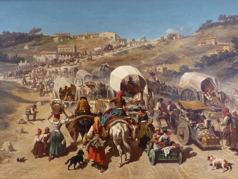 1809-Émile Charles Joseph Loubon - L'epidemia di colera del 1834-35, Loubon - Museo Fabre